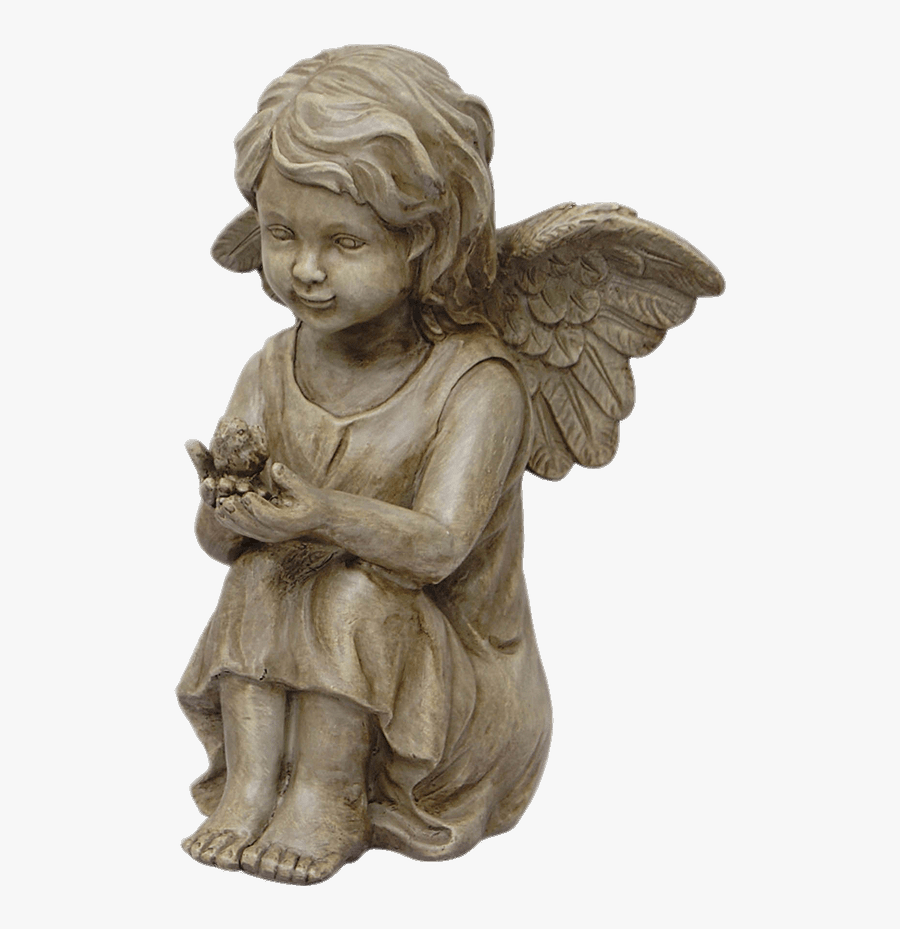 Cherub Statuette - Statue, Transparent Clipart