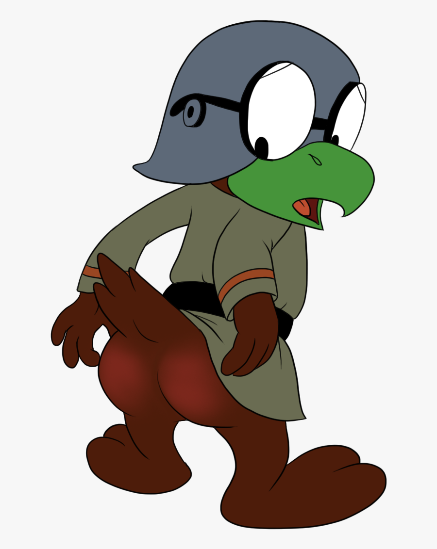 Sore Bottom - Cartoon, Transparent Clipart