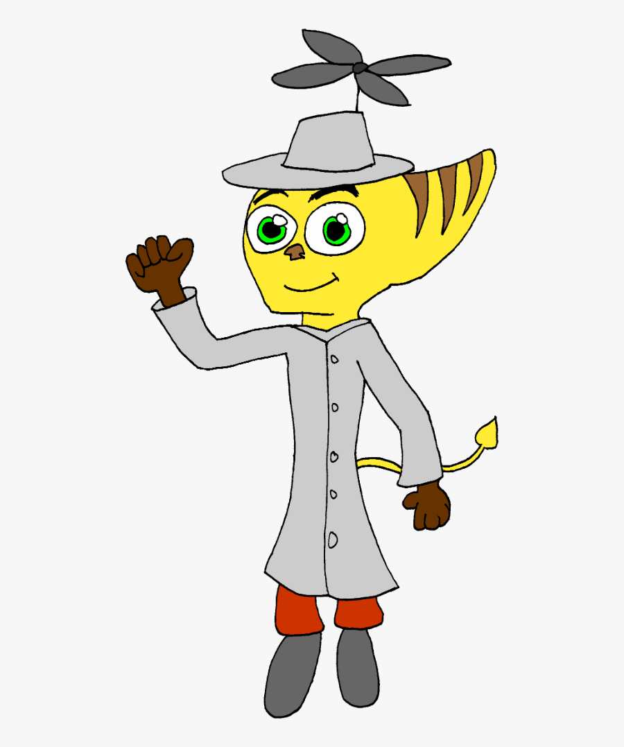 Inspector Ratchet - Cartoon, Transparent Clipart