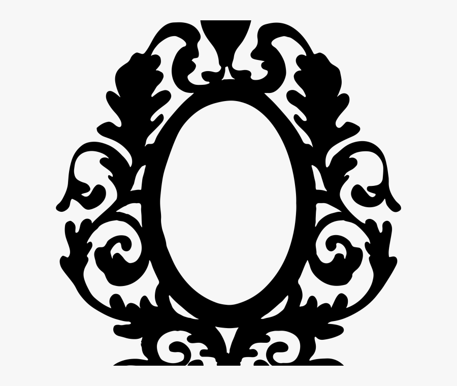 Vintage Frame Png Silhouette, Transparent Clipart