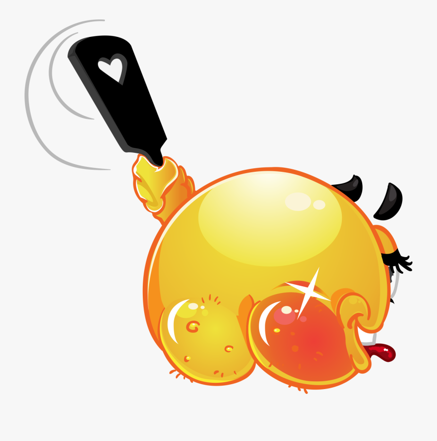Spanking Emoji 320 Decal - Spanking Emoji, Transparent Clipart