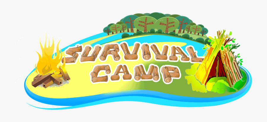Kids Survival Camp, Transparent Clipart