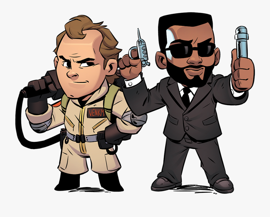Ghostbusters Vs Men In Black, Transparent Clipart