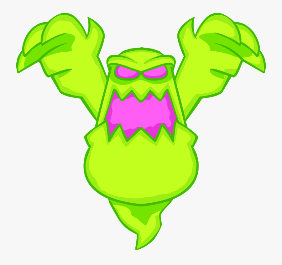 Club Penguin Wiki - Ghostbuster Ghost, Transparent Clipart