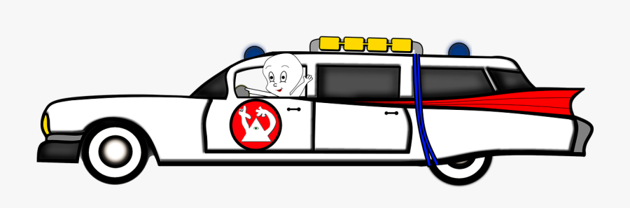 Joke Spirit Auto Free Picture - Ghostbuster Car Cartoon, Transparent Clipart