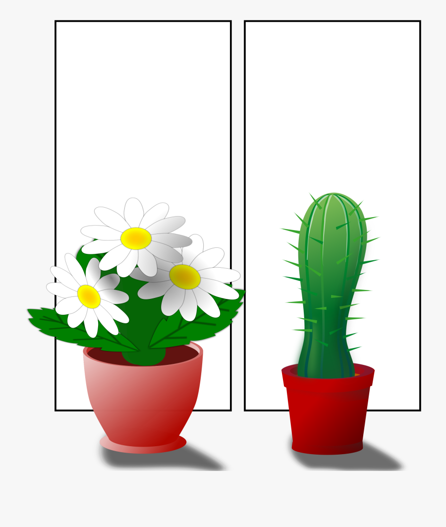 Window With Plants Clip Arts - Window Clipart, Transparent Clipart
