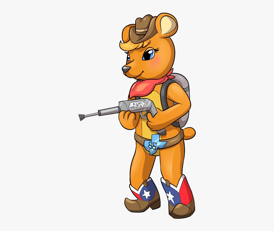 Pest Control Bella Bugs Mascot Left Home - Cartoon, Transparent Clipart