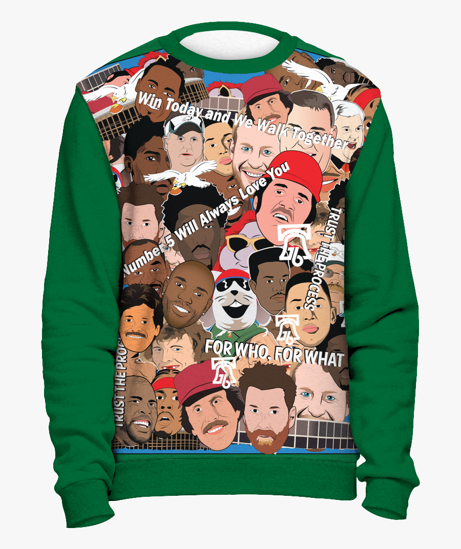 Cartoon Ugly Christmas Sweater - Alpha Phi Alpha Ugly Sweater, Transparent Clipart