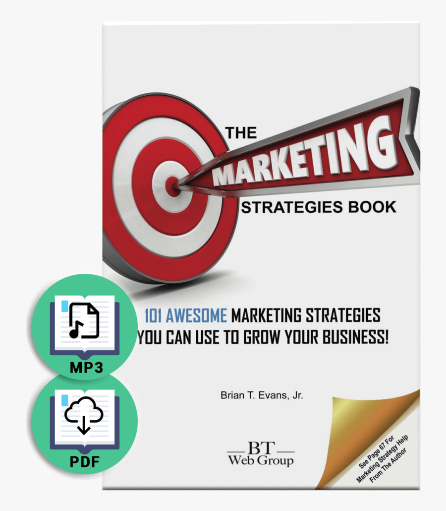 Marketing Strategies Book Mp3 And Pdf - Hit Target, Transparent Clipart
