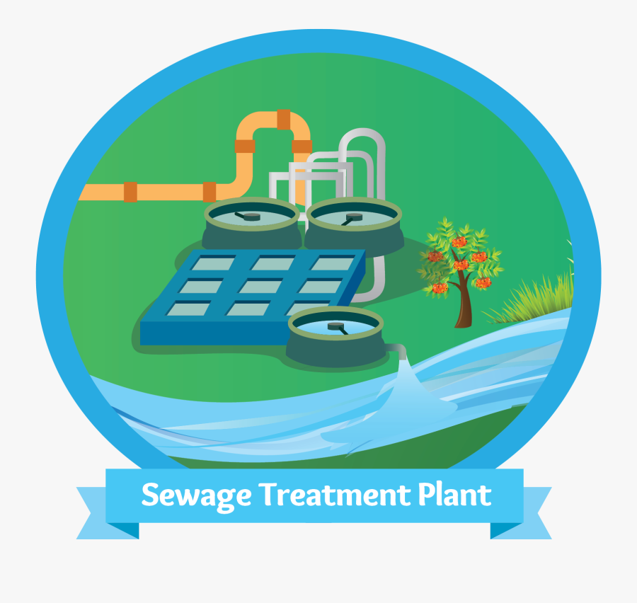 Sewage Treatment Plant - Graphic Design, Transparent Clipart