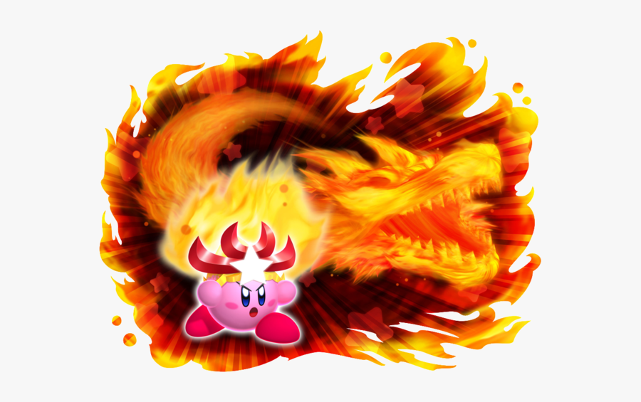 Revival Of The Kkk Monster Flame Kirby - Fire Kirby, Transparent Clipart