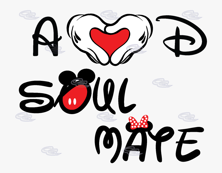 Transparent Mickey Hand Png - Heart, Transparent Clipart