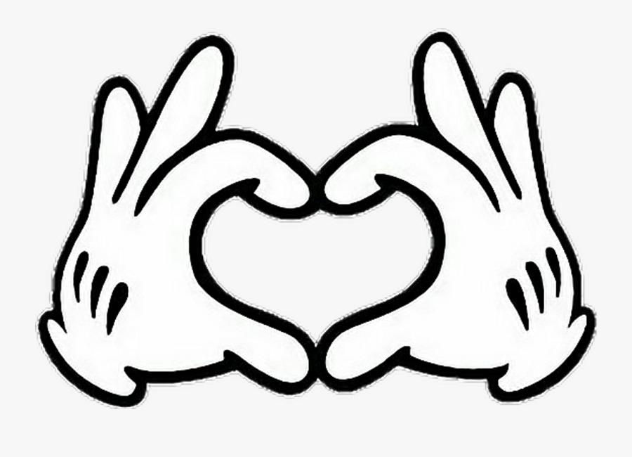 Transparent Mickey Mouse Hands Png - Mickey Mouse Hands Tattoo, Transparent Clipart