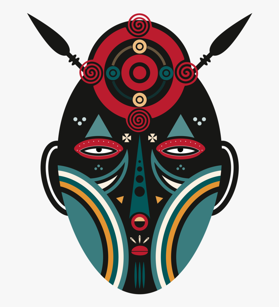 Maasai Warrior - Illustration, Transparent Clipart