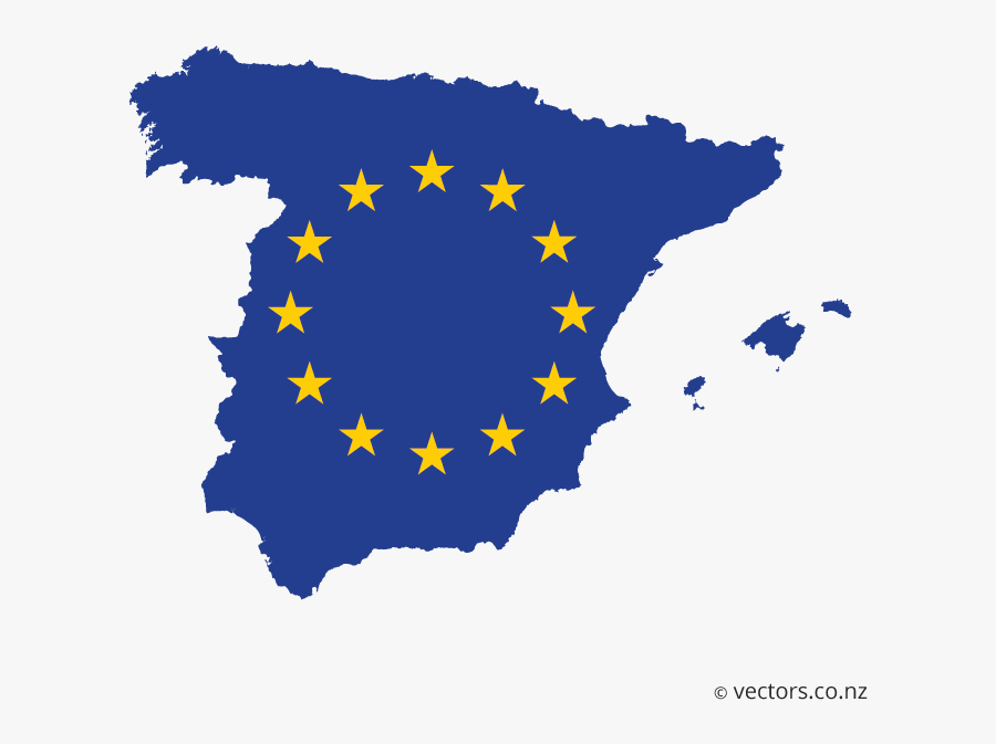 Spain Map Vector Png, Transparent Clipart