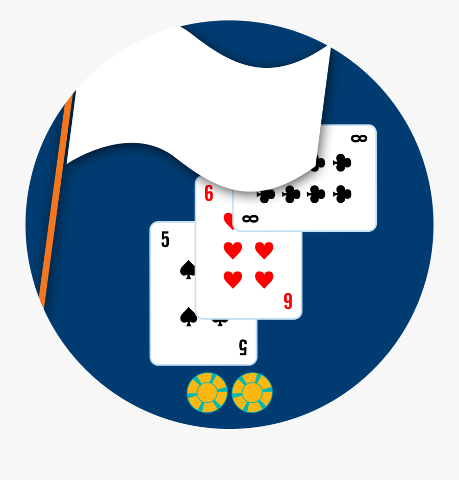 A White Flag Symbolizing A Double Down Rescue, After, Transparent Clipart