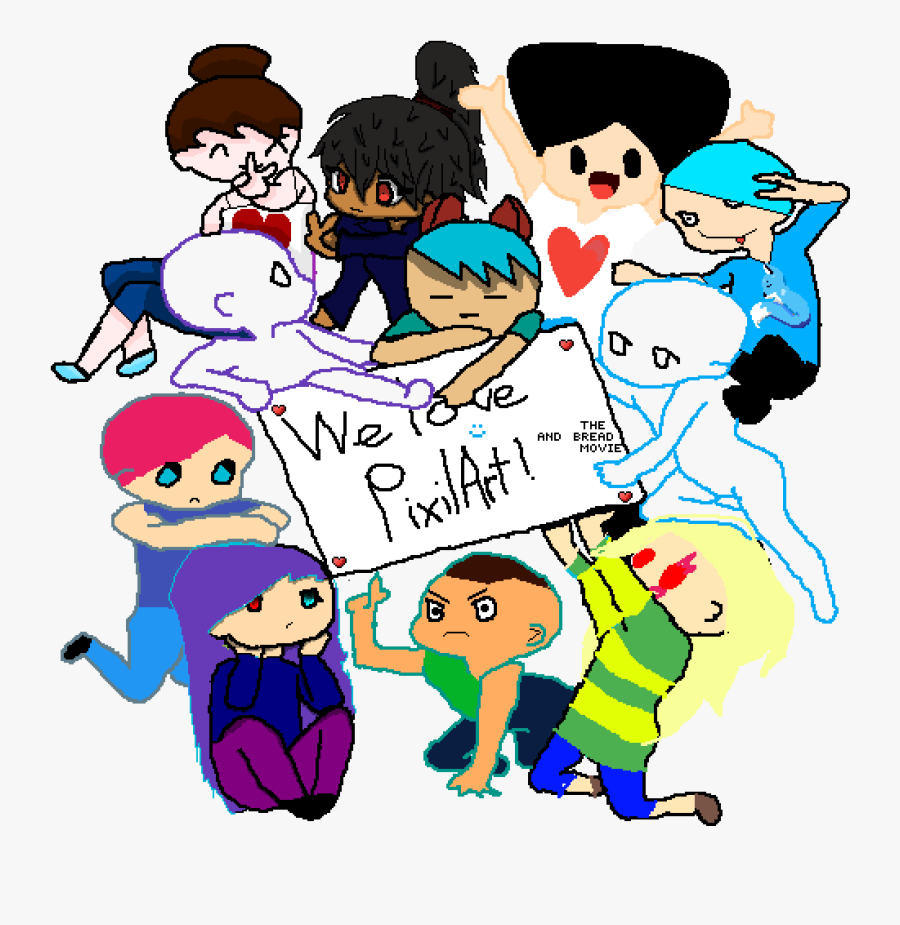 Me And Some People Who Can Draw - Cartoon, Transparent Clipart