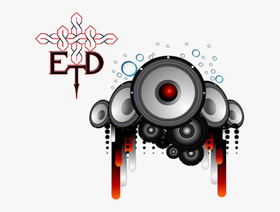 Transparent Speakers Vector Png - Vector Sound System Png, Transparent Clipart