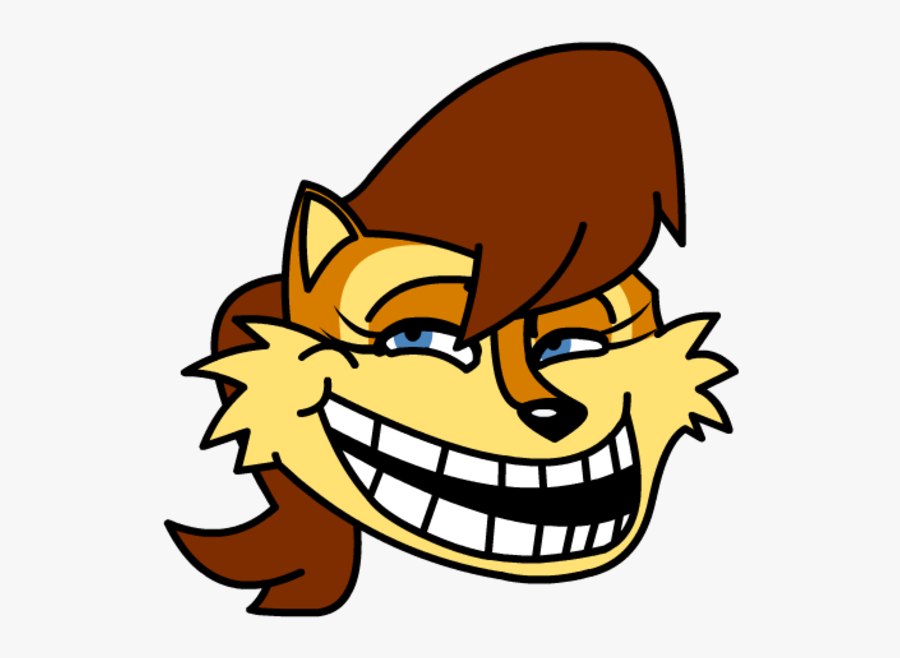 Clip Art - Troll Face Coloring Pages, Transparent Clipart