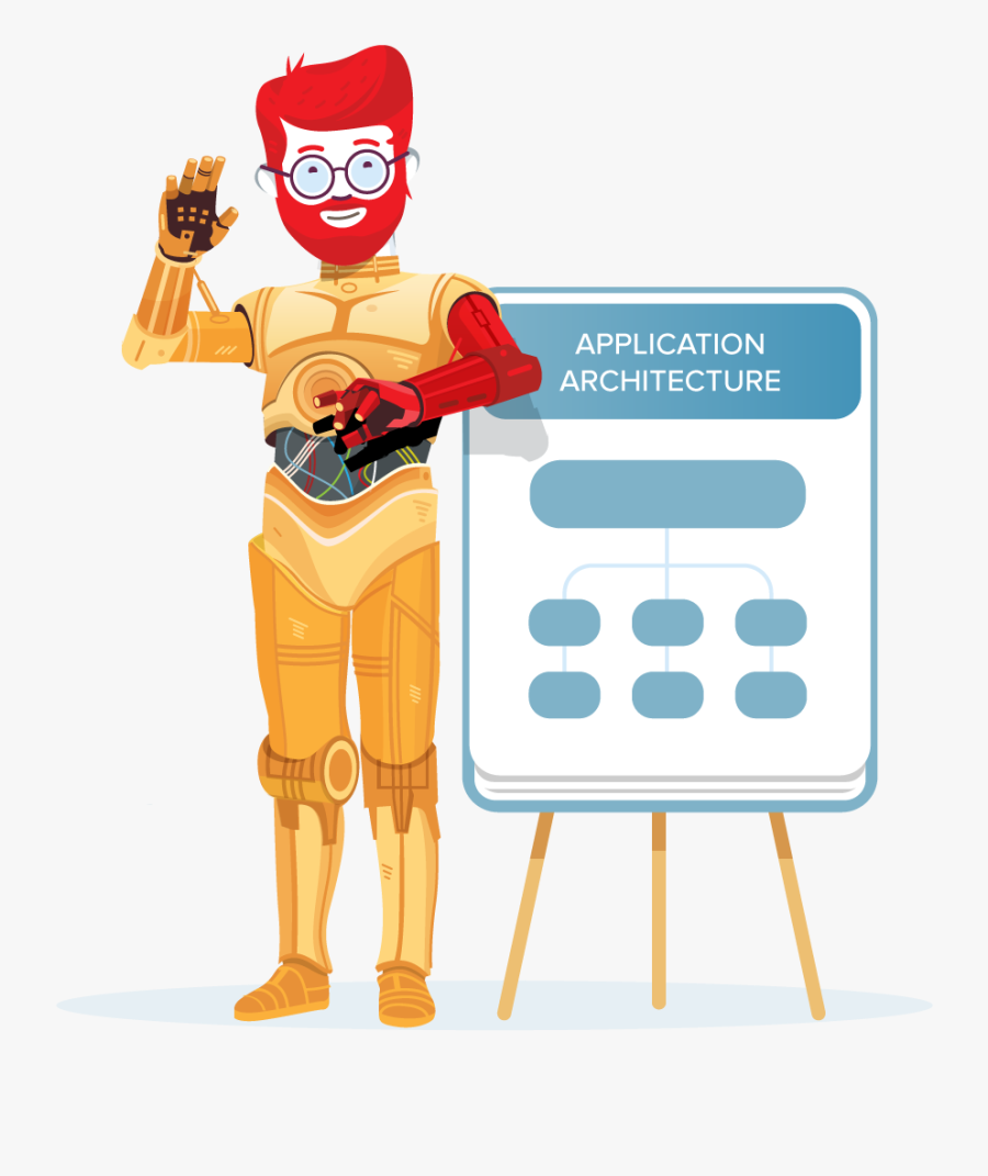 C-3po - Cartoon, Transparent Clipart