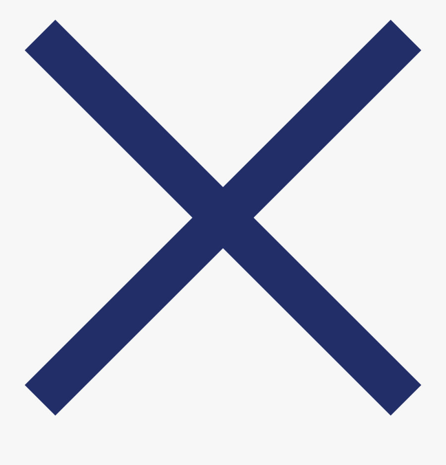 Blue Close Icon Png, Transparent Clipart