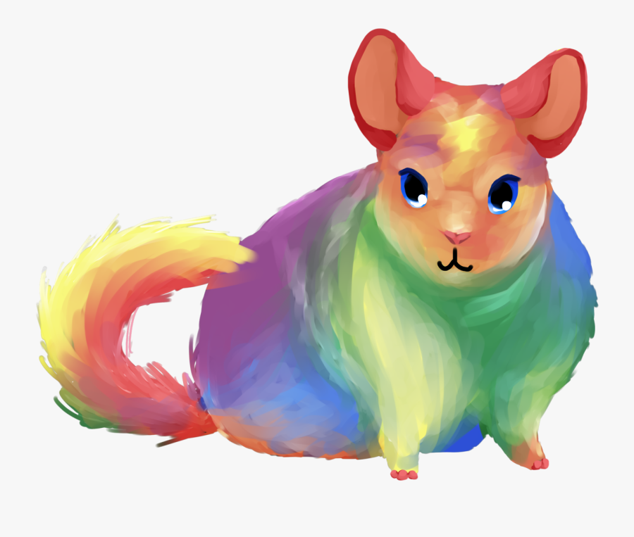 Pastel Gay Pride Chinchilla~
please Do Not Repost My - Gay Chinchilla, Transparent Clipart