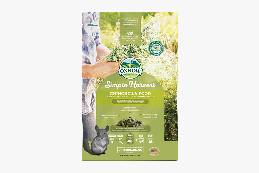 Simple Harvest Chinchilla - Oxbow Rabbit Food, Transparent Clipart