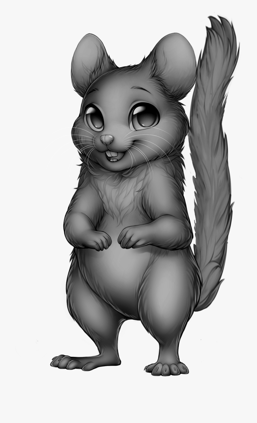 Mouse Furry Base, Transparent Clipart