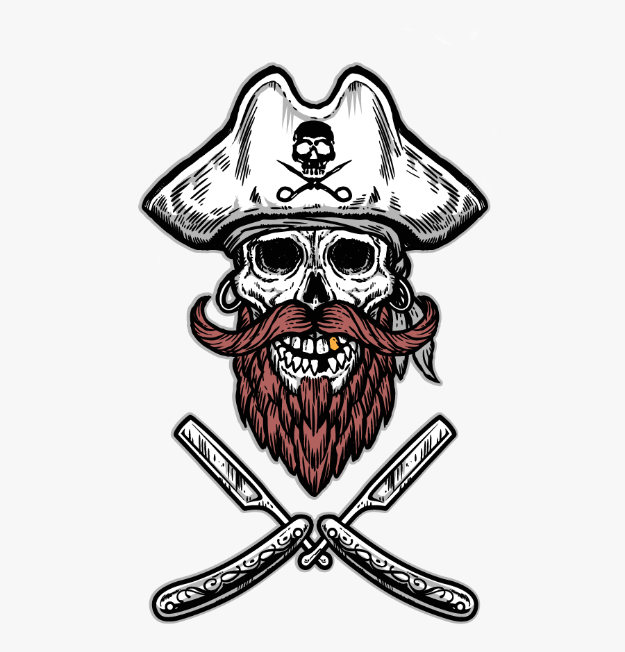 Barba Roja - Pirates Barbershop, Transparent Clipart