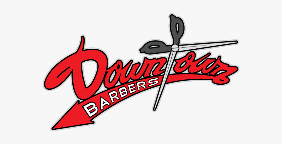 Downtown Barbers, Transparent Clipart