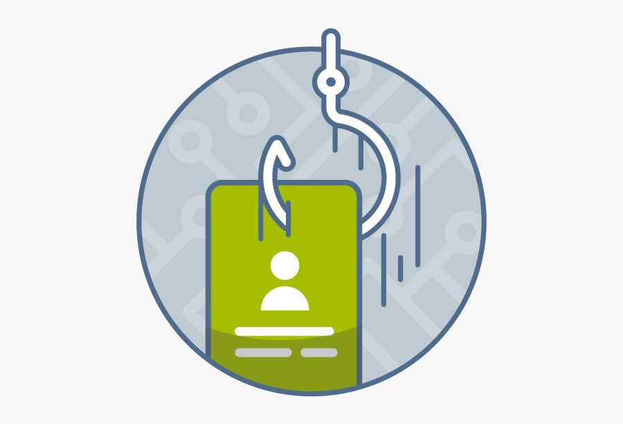 Mycybercare Phishing Scams Icon - Credit Card Phishing Icon, Transparent Clipart
