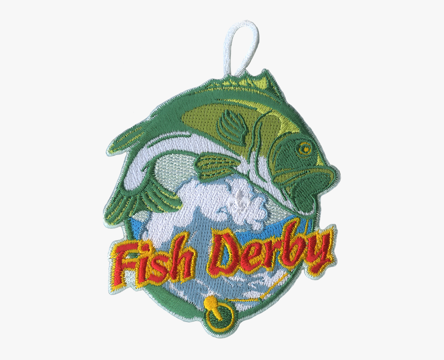Fish Derby Cub Scout Patch - Perch, Transparent Clipart