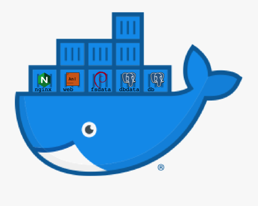 An Docker Container Stack - Docker Hub, Transparent Clipart