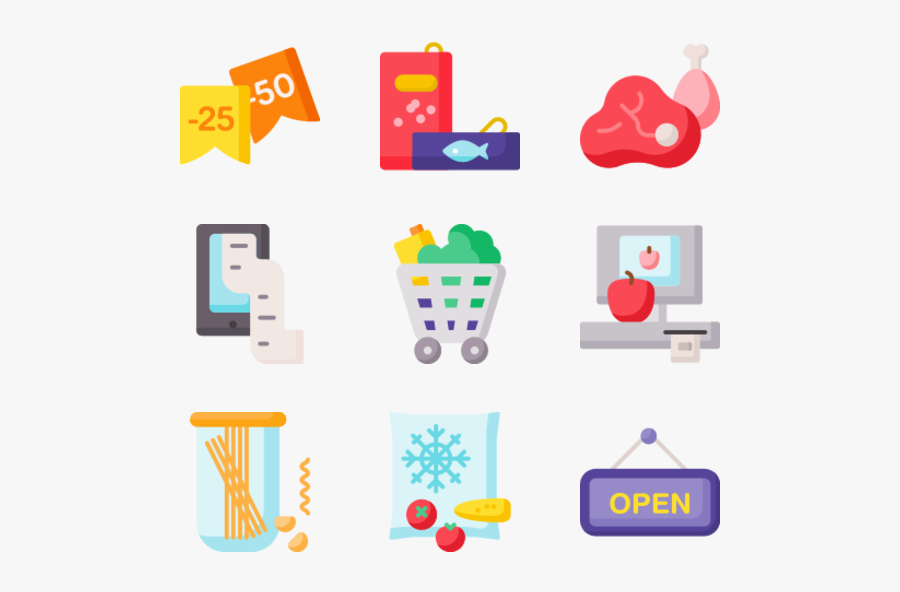 Supermarket, Transparent Clipart