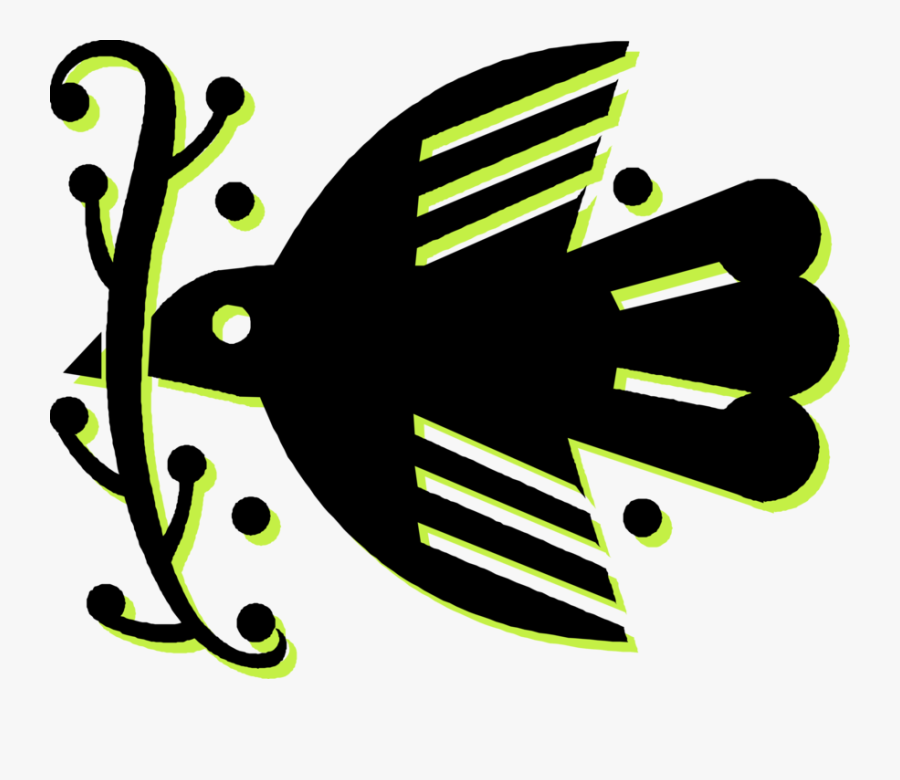 Vector Illustration Of Dove Of Peace Bird Secular Symbol, Transparent Clipart