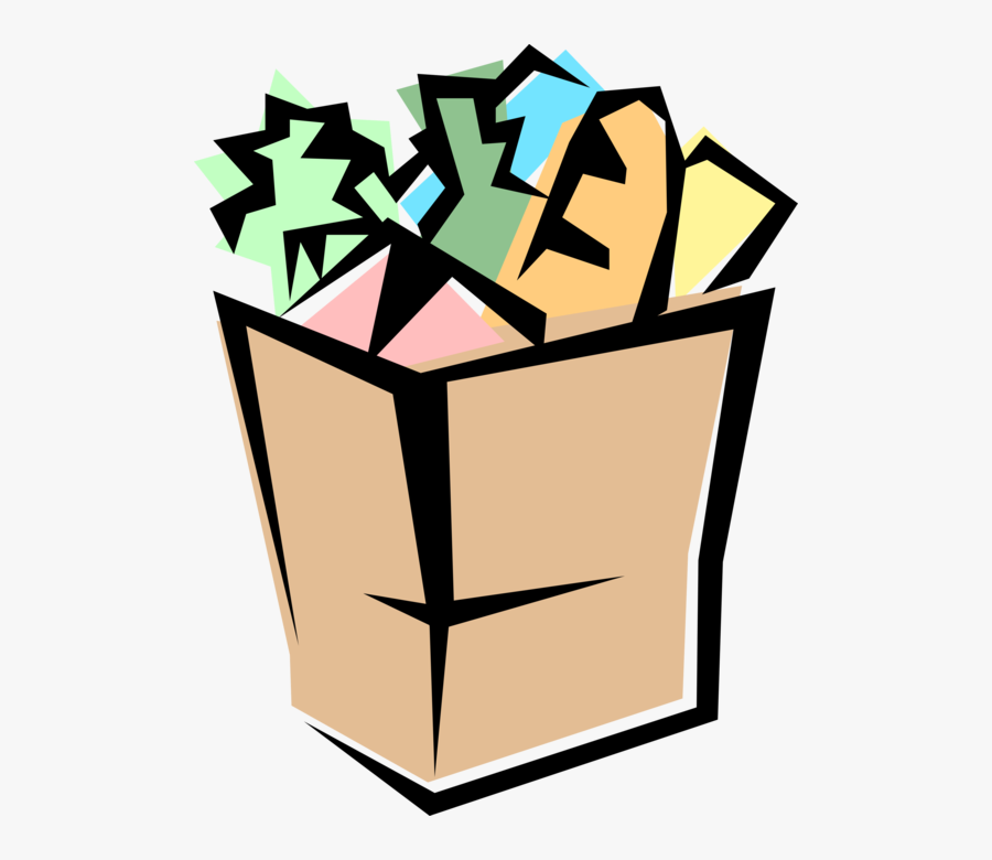 Vector Illustration Of Grocery Commodities Sold By, Transparent Clipart