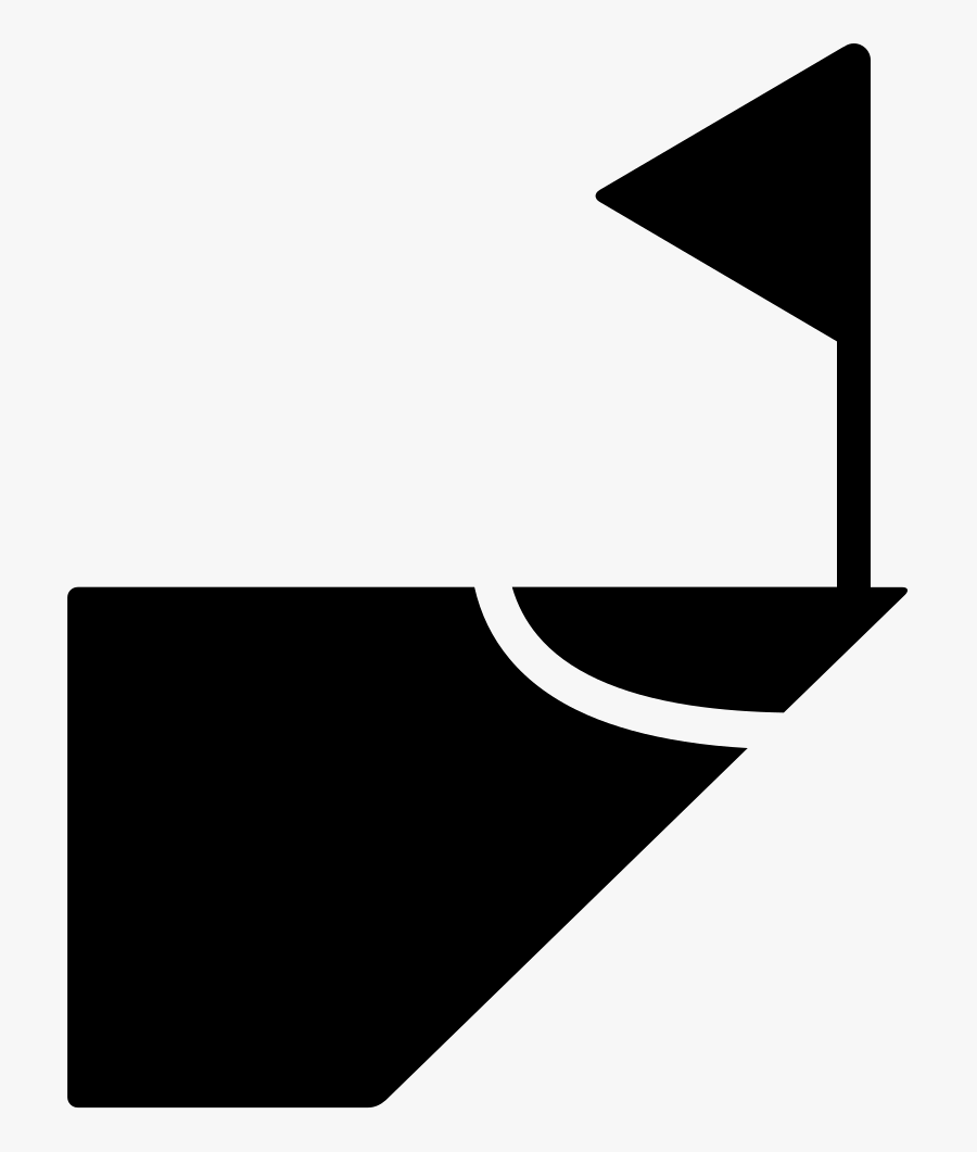 Soccer Field Corner With Flag - Soccer Flag Icon, Transparent Clipart