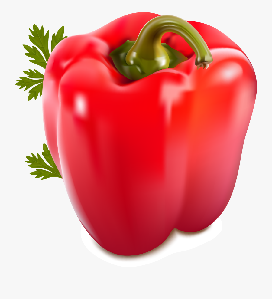 Red Bell Pepper Png, Transparent Clipart