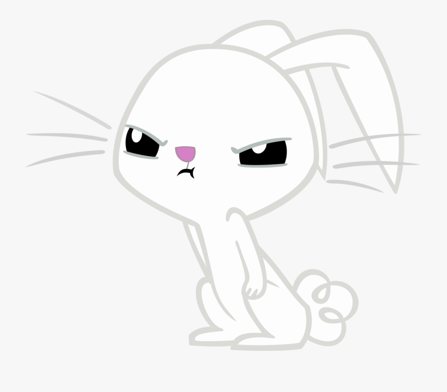 Angry Clipart Rabbit - Cute Animated Angry Bunny, Transparent Clipart
