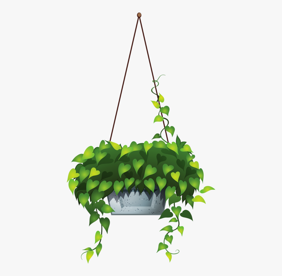 Hanging Flower Pots Png, Transparent Clipart