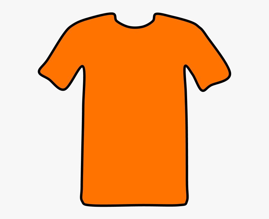 T-shirt, Basic, Orange - Bright Green T Shirt Clipart, Transparent Clipart