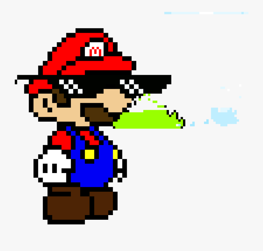 Paper Mario Pixel Art, Transparent Clipart