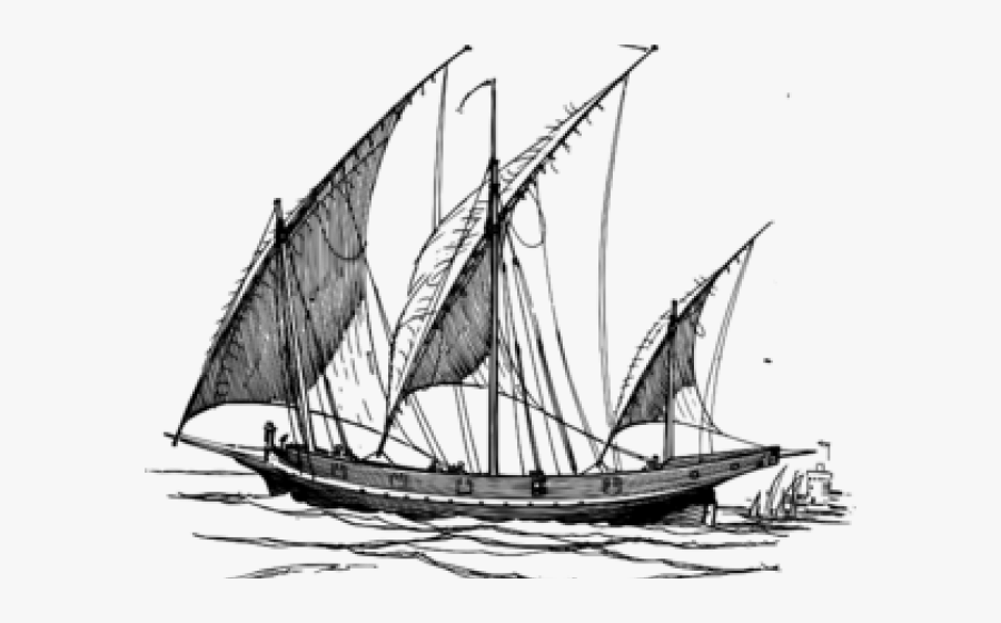Gordon Grant Book Of Old Ships, Transparent Clipart