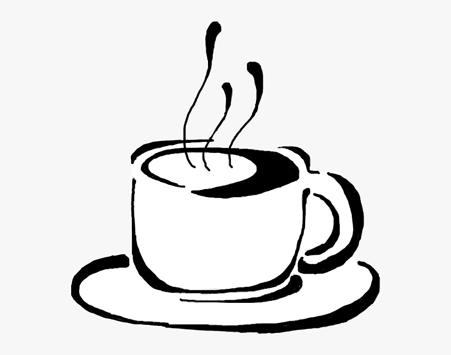 #coffee #yas #black #white #blackandwhite #wow #art, Transparent Clipart