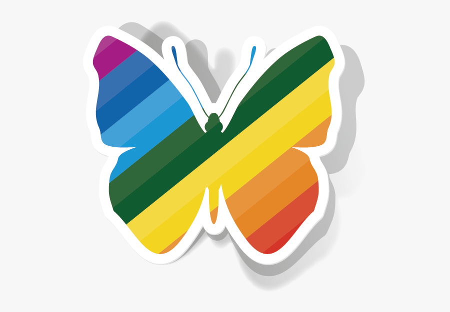 Butterfly Euclidean Vector Icon - Graphic Design, Transparent Clipart