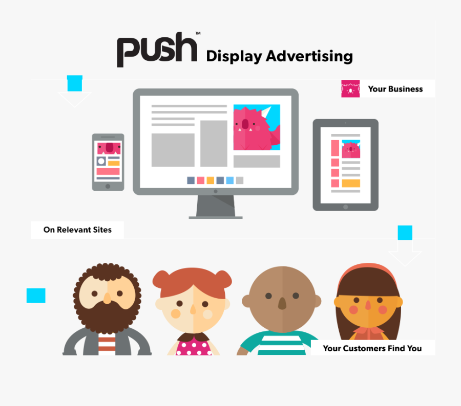 Push Advertising, Transparent Clipart