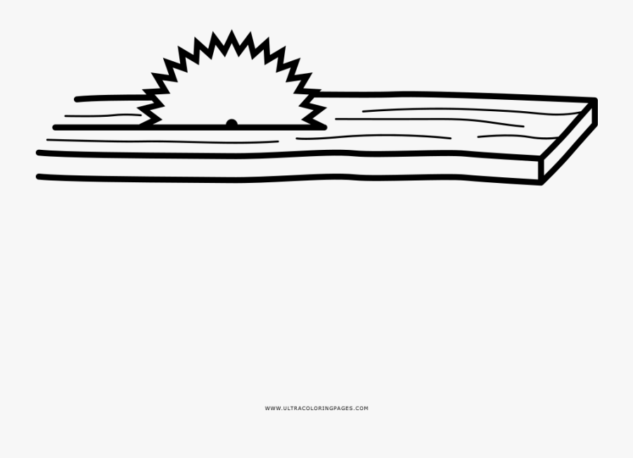 Lumber Mill Coloring Page - Line Art, Transparent Clipart