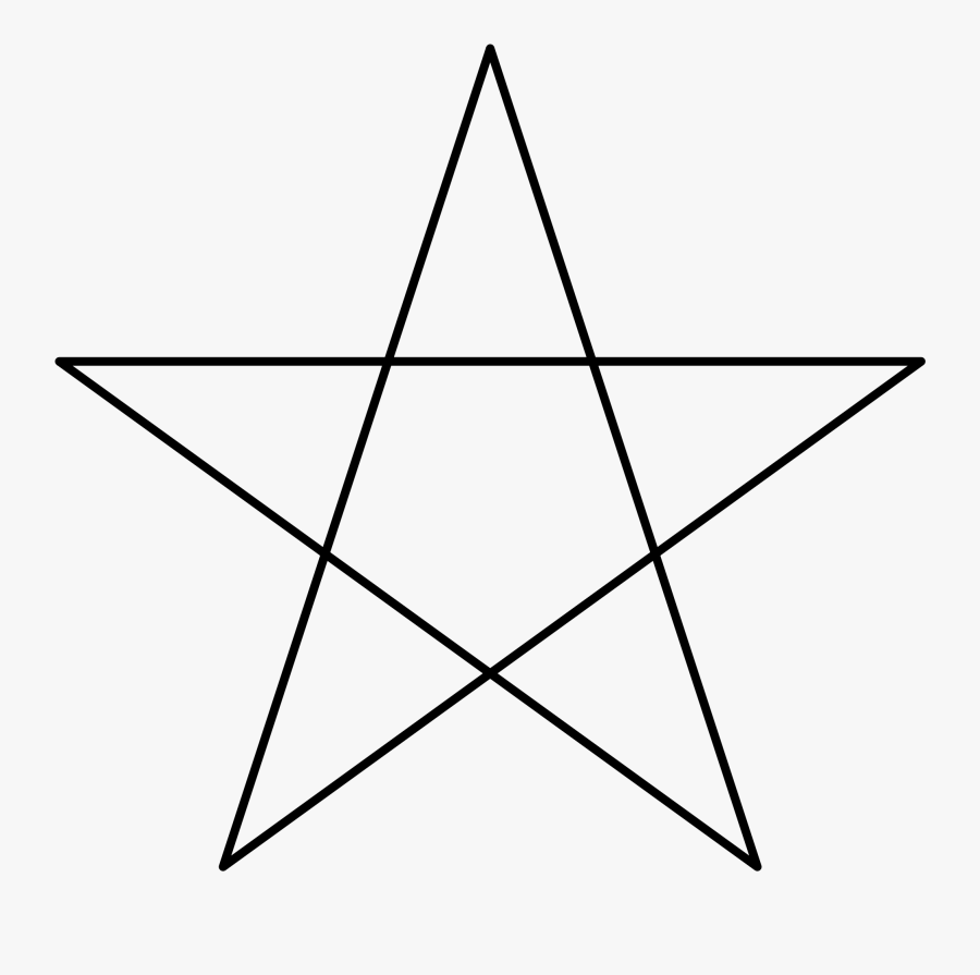 Pentagram Inside A Pentagon Clipart , Png Download - Regular Star, Transparent Clipart