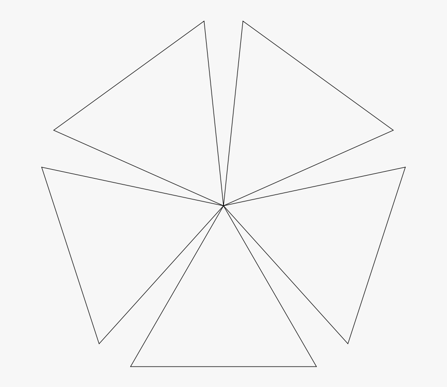 Almost A Pentagon - Triangle, Transparent Clipart