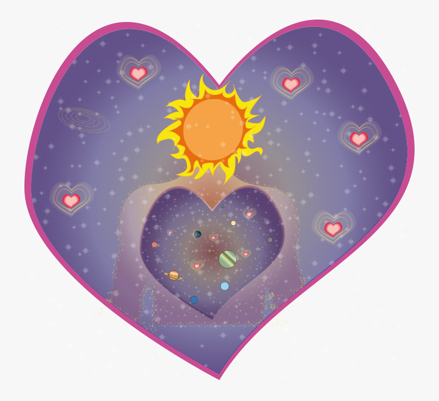 All United To Love - Heart, Transparent Clipart
